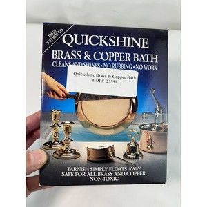 Brass and Copper Clean and Shine Bath‎ - Removes Dirt and Tarnish in 5 Minutes